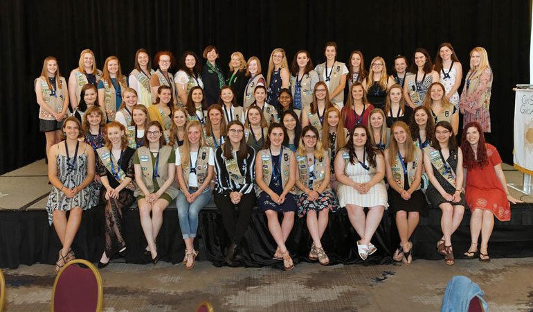 Girl Scout Gold Award ceremony