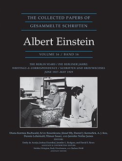 The Collected Papers of Albert Einstein, Volume 16