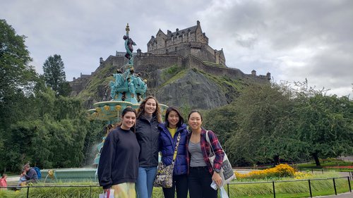 Students at Edinburgh