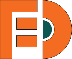 FED Logo E and F combined with stylized D