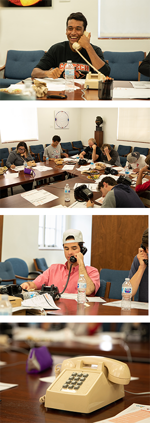Phonathon callers