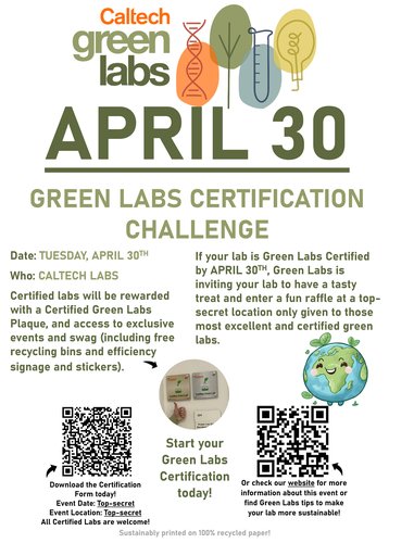 Certification Event Poster - April