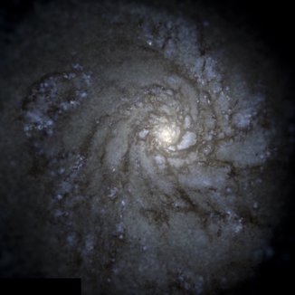 Simulated View of Milky Way Galaxy