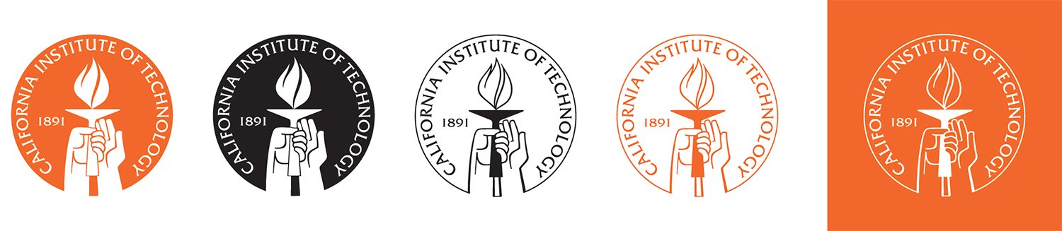 Caltech logo - acceptable color versions