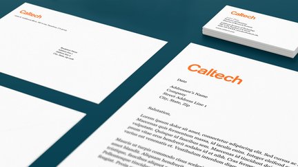 Letterheads, business cards, and memo template thumbnail