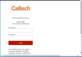 acrobat Caltech SSO page