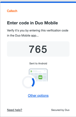 Duo 3 digit code