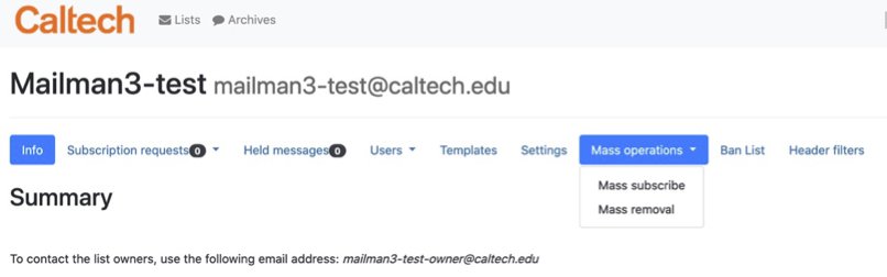 mailman3-mass-operations