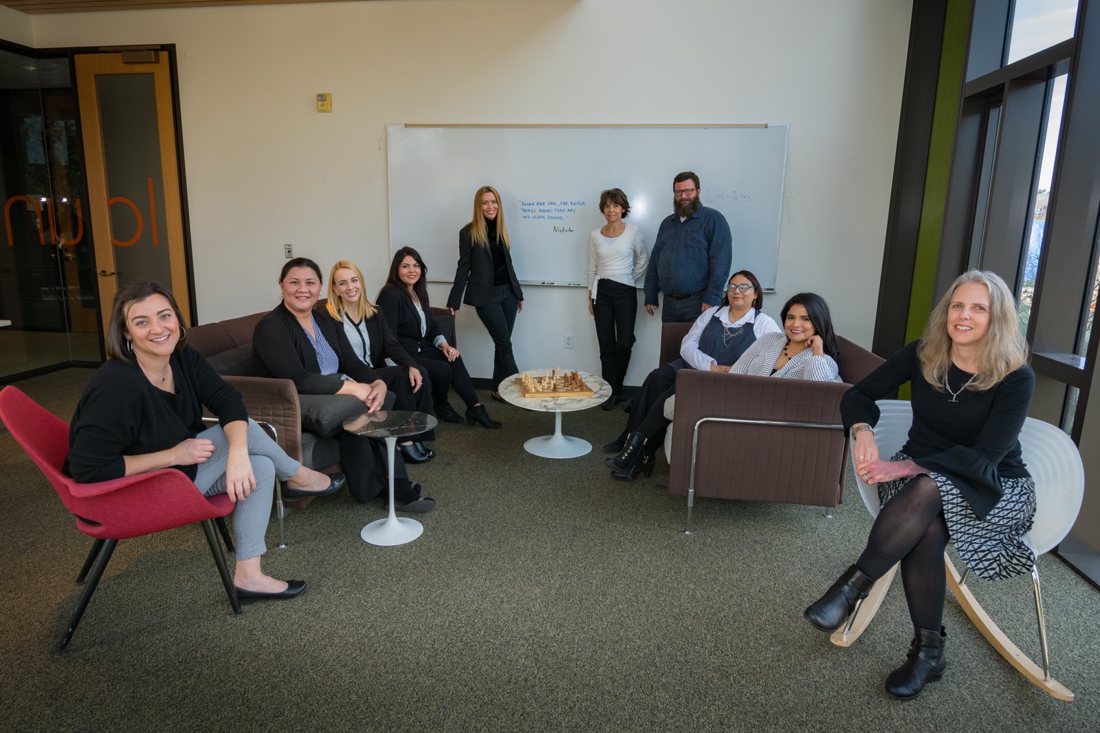 Group photo of international offices staff