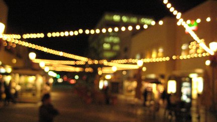 Old town Pasadena at Night