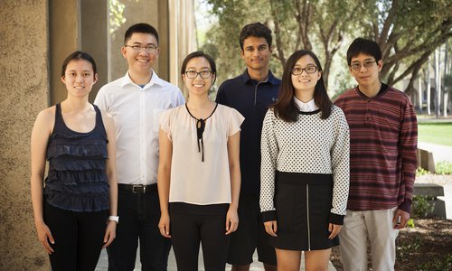 SUSI 2017 participants, caltech undergraduate students