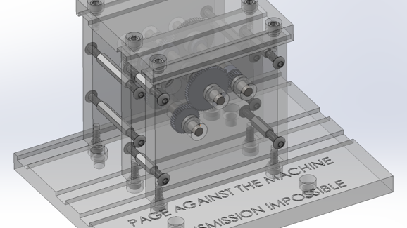 Isometric View of Transmission CAD