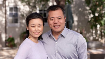 Photograph of Tianqiao and Chrissy Chen