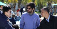 people meeting at beach BBQ retreat 2018
