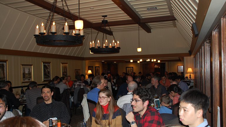 People having dinner