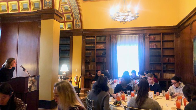 Academic programming lunch event with Dr. Melany Hunt