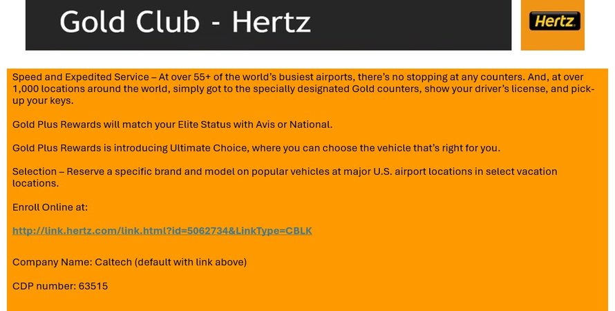 hertz gold club