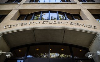 Facade of the Center for Student Services building