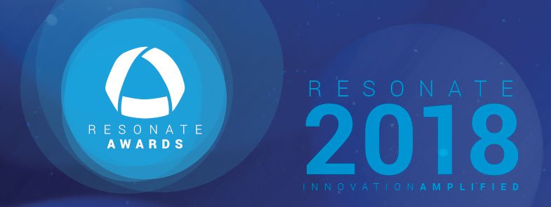 Resonate Awards 2018 logo banner