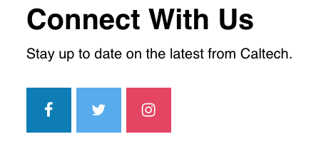 Connect With Us