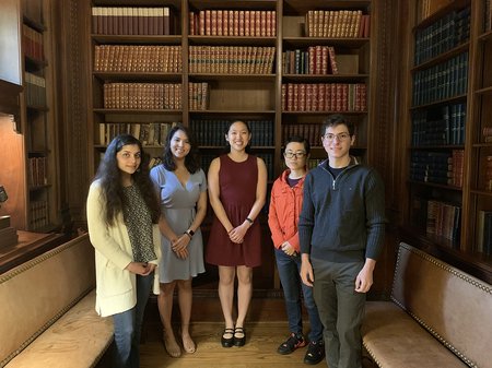 A portrait of several students who won the 2019 Housner, Froehlich, Zeigler and Green Awards