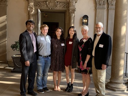 A portrait of several students who won the 2019 Robert L. Noland Leadership Award