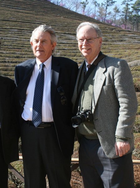 Gary Lorden with Christopher Brennen in Korea